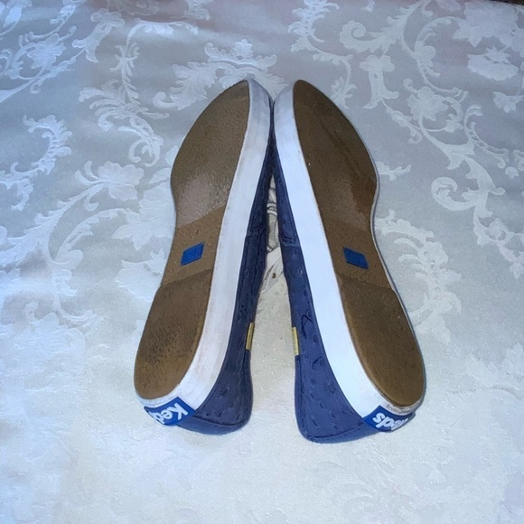 Keds Blue Eyelet Sneakers Casual Stylish Size 8.5 - Picture 6 of 14